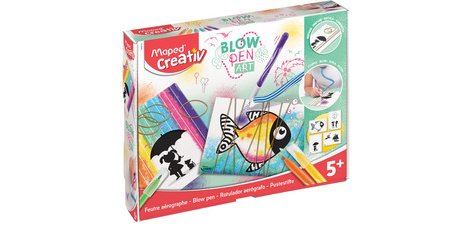 Kit feutre aérographe BLOW PEN 'Fil'Art', 22 pièces