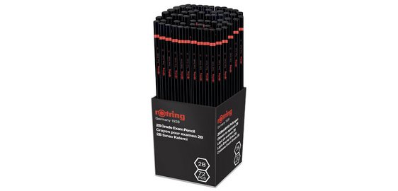 Pencil BLACK EXAM, in a pot of 72