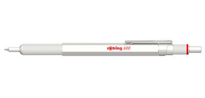 Stylo bille rOtring 600 blanc perle Medium