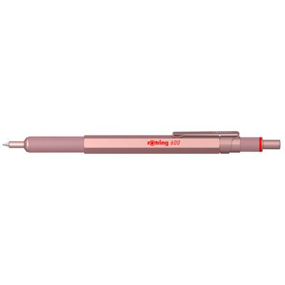 Stylo à bille rétractable 600, or rose