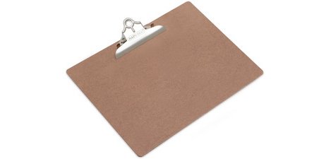 Porte-bloc, en panneau de particules, A3, marron