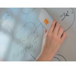 Effaceur magnétique pour tableau blanc, blanc