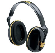 Coquille anti-bruit K200, noir / ocre
