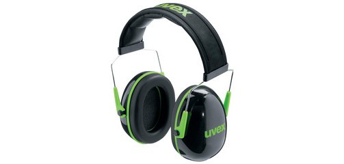 Coquille anti-bruit K1, noir / vert