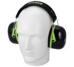 Coquille anti-bruit K1, noir / vert