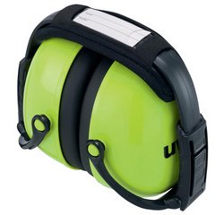 Coquille anti-bruit K2, pliable, vert fluo