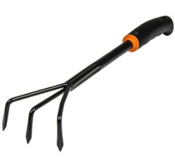 Tuinharkje DE LUXE, breete: 75 mm, zwart