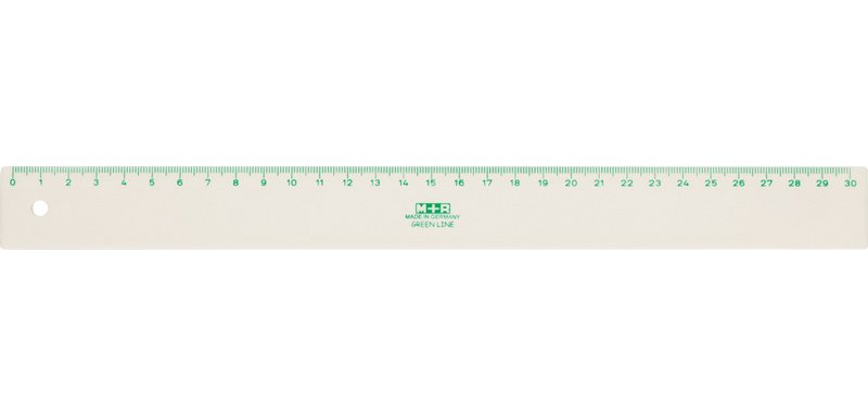 Règle 'Green Line', 300 mm, en matériau biologique