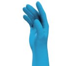 Gant de protection à usage unique u-fit, taille XL,bleu - Boîte de 100 gants