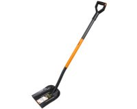 Pelle en acier, longueur 1.250 mm, noir/orange