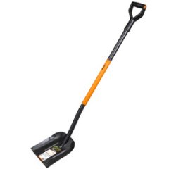 Pelle en acier, longueur 1.250 mm, noir/orange