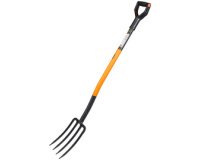 Fourche à bêcher, longueur 1.250 mm, 4 dents, noir/