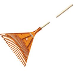 Bladhark met houten steel Quick Fit, 22 tanden