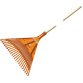 Bladhark met houten steel Quick Fit, 22 tanden