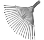 Balai à feuilles réglable sans manche, en aluminium