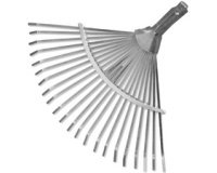 Balai à feuilles réglable sans manche, en aluminium