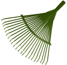 Bladhark zonder steel, metaal, 22 tanden, groen