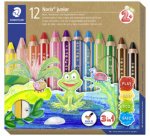 Crayon de couleur hexagonal Noris junior,étui de12
