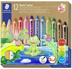 Crayon de couleur hexagonal Noris junior,étui de12