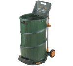 Chariot ramasse-feuilles multibin, pliable,160 litres