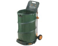Chariot ramasse-feuilles multibin, pliable, 160litres