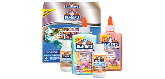 Slime Kit 'Metallic Slime Kit', 4 pièces