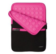 Hoes 'Go' voor pc-tablet, zwart / azuurblauw