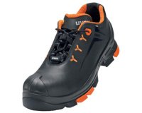 Werkschoenen S3 SRC, laag model, zwart/oranje, maat 46