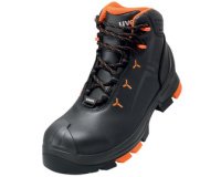 2 Chaussures montantes S3 SRC, T. 43, noir/orange