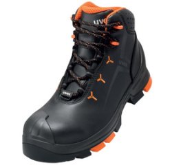 2 Chaussures montantes S3 SRC, T. 40, noir/orange