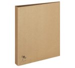 Classeur 2 anneaux cartonné Pagna Pur A4 - Dos 2,5 cm naturel