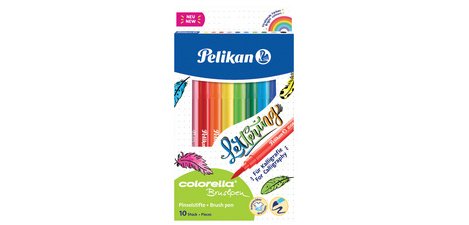 Colorella Brushpen Filzstift, Kartonetui mit 10 Stück