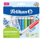 Marqueur pour textile colorella, étui carton de 12