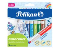 Marqueur pour textile colorella, étui carton de 12