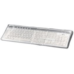 Housse anti-poussière pour clavier, transparent