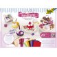 Kit pour bricolage en feutrine 'Konditorei', assorti