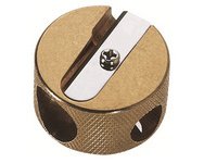 Taille-crayon duo, en laiton, rond