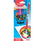 Maped crayon de couleur Color'Peps Oops, 12 crayons en étui cartonné