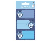 Étiquettes pour livres Wild Animals Loup, 78 x 42 mm