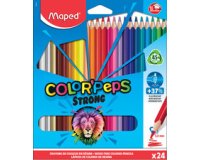 Crayon de couleur COLOR'PEPS STRONG, étui carton de 24