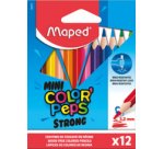 Crayon de couleur COLOR'PEPS STRONG MINI, étui de 12