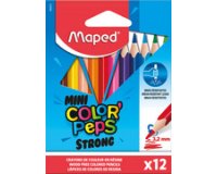 Crayon de couleur COLOR'PEPS STRONG MINI, étui de 12