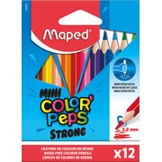 Crayon de couleur COLOR'PEPS STRONG MINI, étui de 12