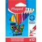 Crayon de couleur COLOR'PEPS STRONG MINI, étui de 12