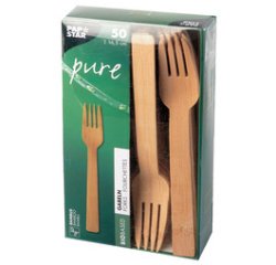 Fourchette en bambou 'pure', longueur: 165 mm, par50