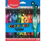 Crayon de couleur COLOR'PEPS MONSTER, étui de 24
