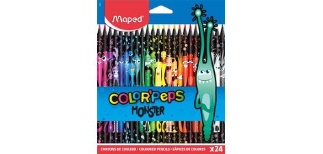 Crayon de couleur COLOR'PEPS MONSTER, étui de 24