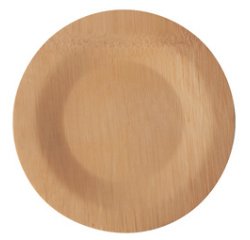 Assiette en bambou 'pure', sans compartiment, 180 mm