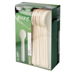 White Paper Spoon - Pack of 100