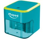 Taille-crayon électrique, turquoise/vert pomme